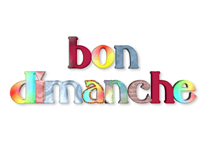 Gif animé Bon dimanche balance
